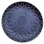 Dec Firoza Blue.Тарілка підставна кругла 27см