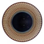 Dec Maori Brown Blue.Тарілка підставна кругла 27см